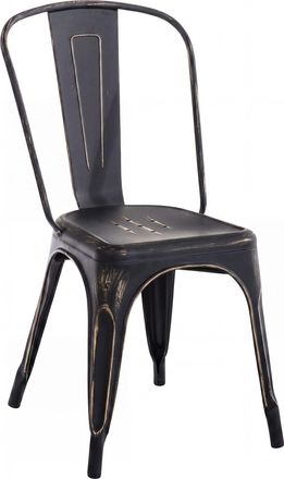 Clp Silla Benedict Negro-dorado