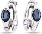 UNOde50 Multicolor Crystal Accent Earrings in Silver at Nordstrom