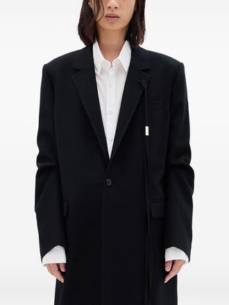 Ann Demeulemeester Thor wool blazer - Black