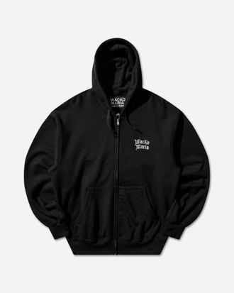 Wacko Maria Men s Heavy Weight Full Zip Hoodie Black