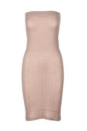 Wild Cashmere Silk Cashmere Dress - Taupe