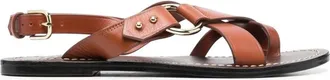 SOEUR Florence Leather Sandals