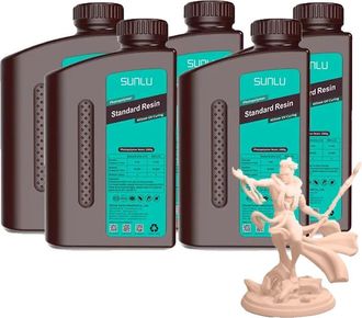 OEM Resina Para Impresoras 3d, Alta Precisi&oacute;n, Aplicaciones Vers&aacute;tiles, Color Beige Est&aacute;ndar