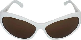 Vaquera Occhiali da sole cat-eye - Bianco