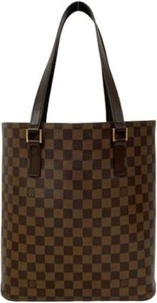 Louis Vuitton Pre-owned Tote Bags, female, Brown, Size: ONE SIZE Pre-owned Plastic Tote Bag