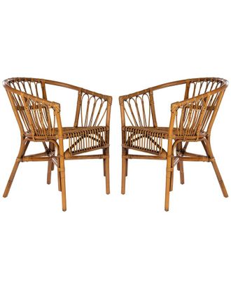 Safavieh Couture Adriana Rattan Accent Chair
