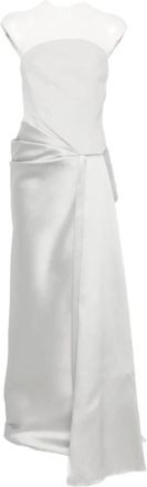 Solace London Seri Maxi Jurk - Dames - Feestkleedjes - Grijs - XS - Polyester - Kleedjes