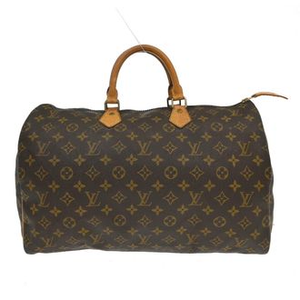 Louis Vuitton Speedy Monogram Canvas Brown Canvas Handbag (Pre-Owned)