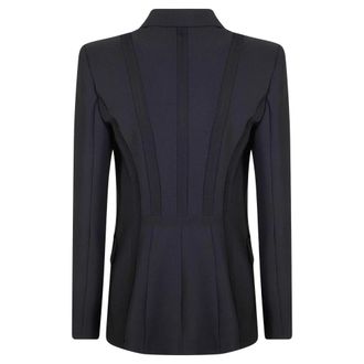 Elisabetta Franchi Blazers, female, Black, Size: XL Giacca
