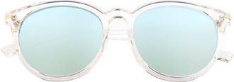 Sixty One Sunglasses Palawan Polarized Sunglasses in Clear/silver at Nordstrom