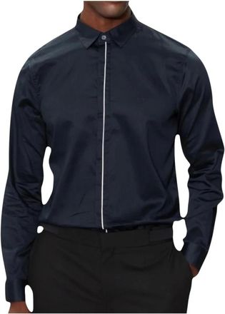 A|X Armani Exchange Hombre, Camisas, Azul, Talla: M