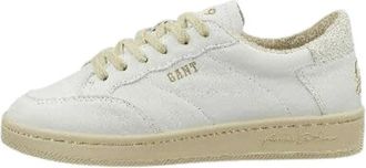 GANT Prepla Sneaker - Dames - Schoenen - Wit - Maat: 39 EU Leer