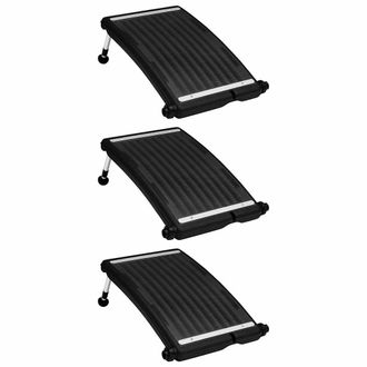 vidaXL Vidaxl - Paneles Calefactores Solares De Piscina Curvos 3 Uds 72,5x46 Cm