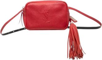 Saint Laurent Pre-owned Cross Body Bags, female, Red, Size: ONE SIZE Pre-owned Crossbody Bag
