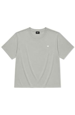 Dalix Lil Heart Relaxed Midweight Jersey Tee in Storm Gray at Nordstrom, Size Xx-Large