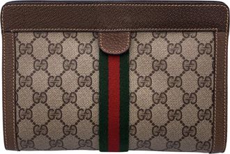 Gucci Gucci Vintage stoffen clutch Ophidia