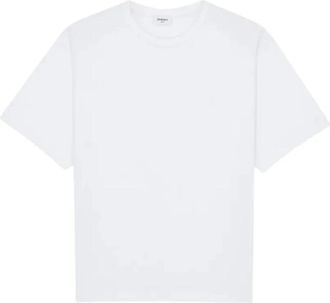 Saint Laurent T-Shirts, male, White, Size: 2XL T Shirt Large Broderie Cassand
