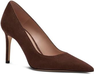 Stuart Weitzman Stuart Power 85 Pump in Cigar at Nordstrom, Size 9.5