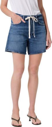 Citizens Of Humanity Brynn Drawstring Denim Shorts in Avant Mid/Dark Indigo at Nordstrom, Size 23