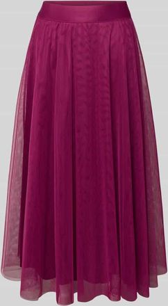 Zero Glockenrock mit elastischem Bund in Violett, Gr&ouml;&szlig;e 34