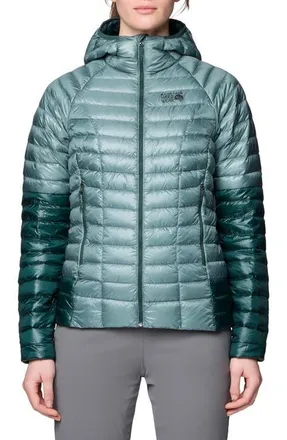 Mountain Hardwear Ghost Whisperer Hoodie in Blue Sage/Verve at Nordstrom, Size X-Small
