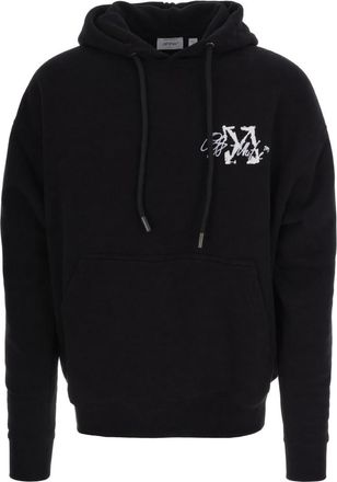 Off-white Black Oversized Logo Hoodie
