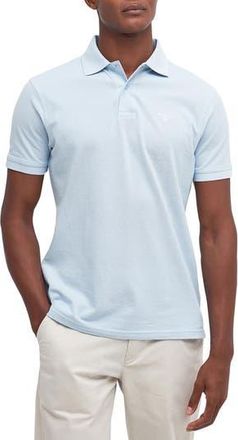 Barbour Lightweight Sports Piqu&eacute; Polo in Chambray Blue at Nordstrom Rack, Size Large