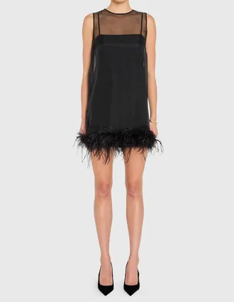 Amanda Uprichard Minnie Dress In Black