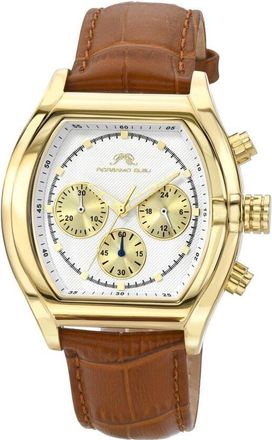 Porsamo Bleu Roman Chronograph Quartz White Dial Mens Watch 1292DROL