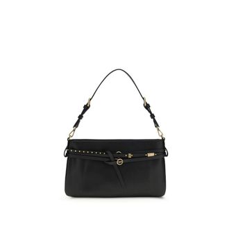 Pinko Black Calf Leather Bos Taurus Shoulder Womens Bag