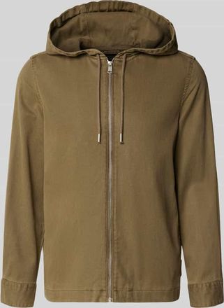 Marc O'Polo Regular Fit Hemdjacke mit Kapuze in Hellbraun, Gr&ouml;&szlig;e XXXL