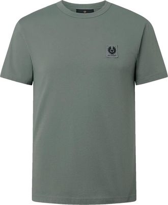 Belstaff Patch Tee - - Tops - Uomo - Grigio - XL