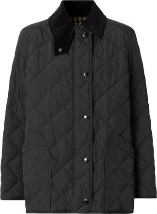 Burberry Black Quilted Short Jacket