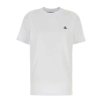 Vivienne Westwood T-Shirts, female, White, Size: XL Classic White Cotton T-Shirt