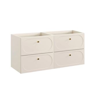Petits Meubles Mueble bajo lavabo estratificado Beige arena