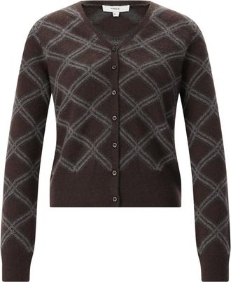 Vince Cardigan in cashmere - - Knitwear - Donna - Marrone - XS