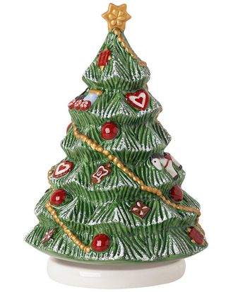 Villeroy & Boch Nostalgic Melody Turning Christmas Tree Figurine Oh Christmas Tree