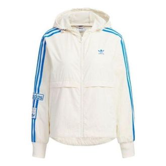 adidas (WMNS) adidas Always Original Windbreaker Asia Sizing White Blue IL6499