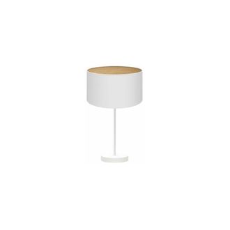 Fabrilamp Sobremesa Alto Tania 1xe27 Blanco/blanco-madera Clara 62x30x30 Cm