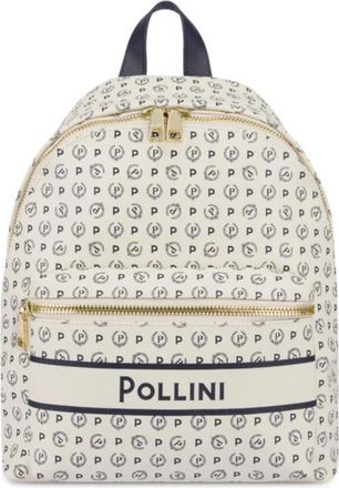 Pollini Off-white Rugzak Te 8412Pp 02Q4911A - Dames - Rugzakken - Wit - ONE Size - Tassen