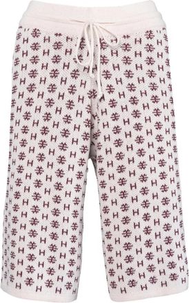 H&eacute;st Rose Smoke Logo Shorts Heavy Truien - Dames - Korte Broeken - Roze - XL - Katoen - Korte Broeken