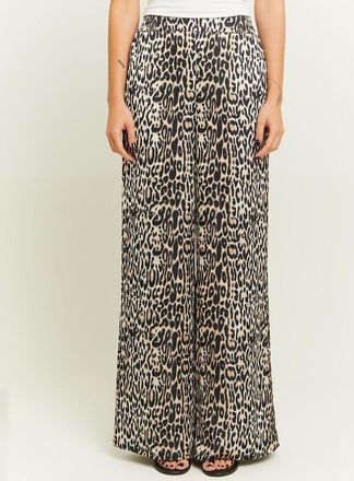 Tally Weijl Schlupfhose TALLY WEIJL SPAPELEO, Damen, Gr. 34, N-Gr, schwarz, terre lav&eacute;e, Web, Obermaterial: 100% Polyester, gemustert, gerade lang, Hosen Schlupfh