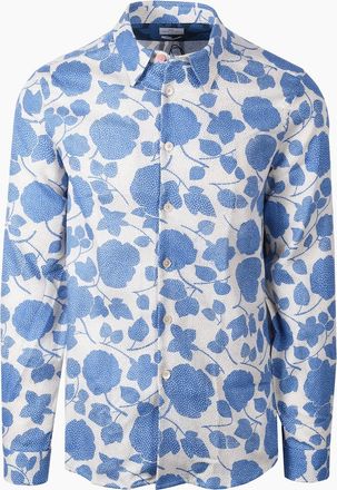 Paul Smith Mens PAUL SMITH LS REGULAR FIT SHIRT BLUE - Size: 42