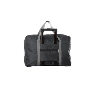 Generic Foldable Travel Duffel Bag,Compatible For Airlines Carry on Women and Lightweight Large Capacity Sports Weekend Overnigh(Black)