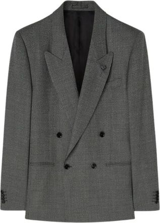 Lardini Giacca 100% Lana Vergine - Heren - Blazers - Grijs - M - Wol - Jassen