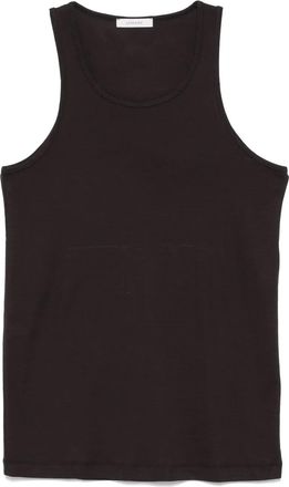 Christophe Lemaire Canotta in cotone - Nero