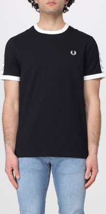 Fred Perry T-shirt in cotone con logo Fred Perry