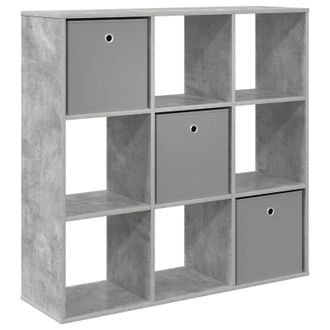 vidaXL Aparador Con Caj&oacute;n Gris Concreto 102 X 31 X 99,5 Cm Vidaxl