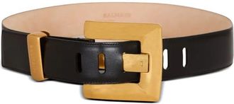 Balmain Anthem 4,5Cm Calfskin Belt