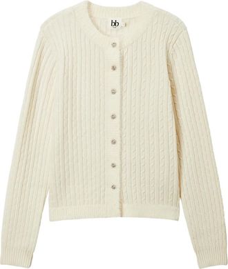 B+ab Cardigan con bottoni - Toni neutri